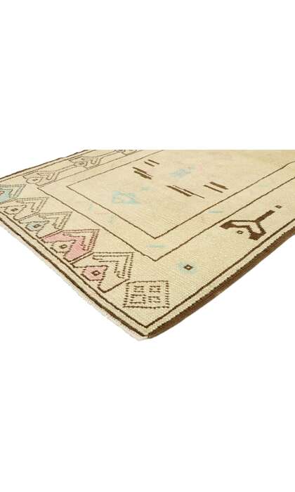 3 x 5 Contemporary Turkish Oushak Rug 52931