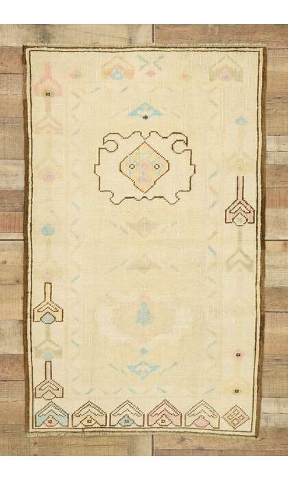 3 x 5 Turkish Oushak Rug 529383 x 5 Turkish Oushak Rug 52938