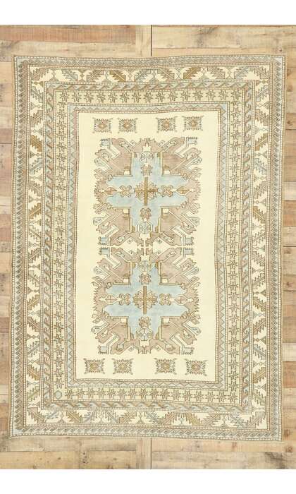 6 x 8 Modern Turkish Kazak Rug 52962