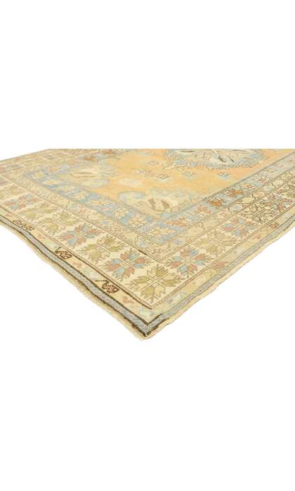 5 x 7 Vintage Turkish Oushak Rug 52966