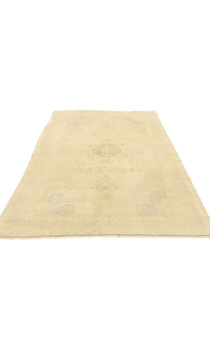 3 x 5 Vintage Muted Oushak Rug 52971