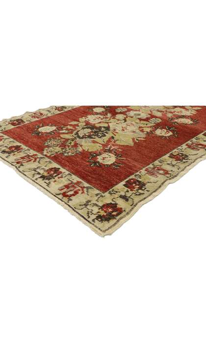 3 x 5 Vintage Turkish Oushak Rug 52978