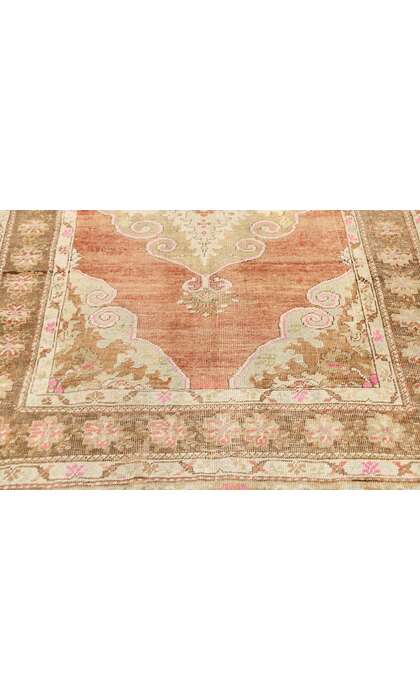 4 x 11 Vintage Turkish Oushak Rug 52979