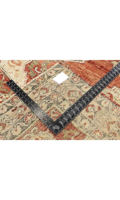 5 x 11 Vintage Turkish Oushak Rug 52980