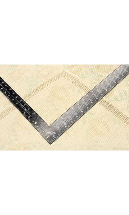 3 x 5 Vintage Muted Oushak Rug 52983