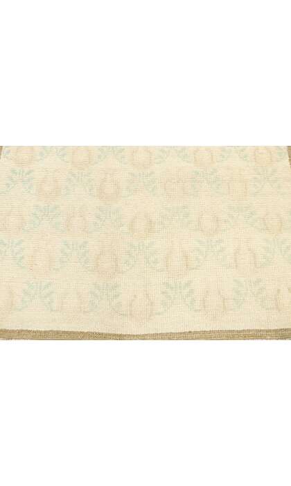 3 x 5 Vintage Muted Oushak Rug 52983