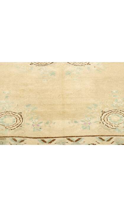 4 x 6 Vintage Muted Oushak Rug 52984