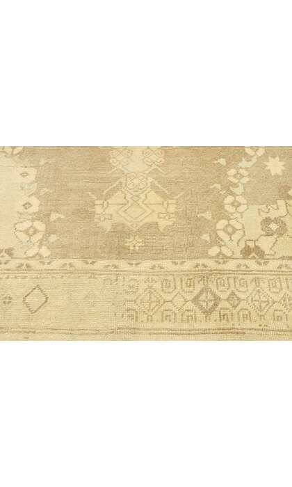 5 x 9 Vintage Neutral Muted Oushak Rug 52992