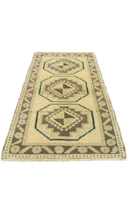 2 x 3 Vintage Turkish Oushak Rug 53011