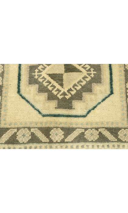 2 x 3 Vintage Turkish Oushak Rug 53011