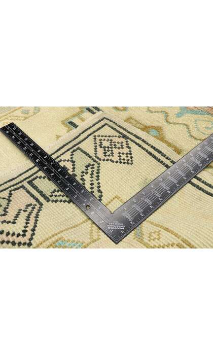 3 x 5 Vintage Turkish Oushak Rug 53017