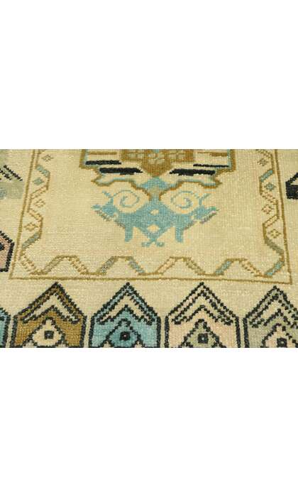 3 x 5 Vintage Turkish Oushak Rug 53017