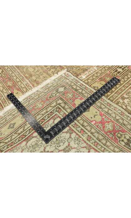 10 x 13 Distressed Antique Persian Khorassan Rug 73072