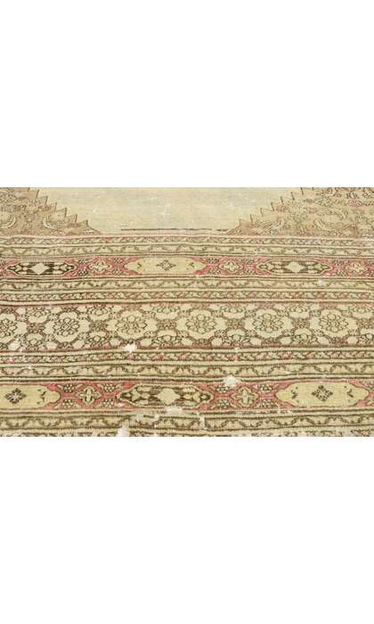 10 x 13 Distressed Antique Persian Khorassan Rug 73072