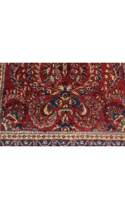 2 x 4 Small Antique Persian Sarouk Rug 73435