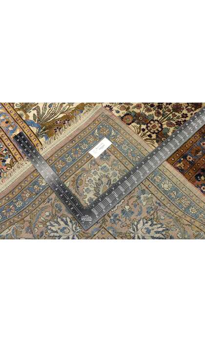 7 x 11 Antique Persian Mohtasham Kashan Rug 74220