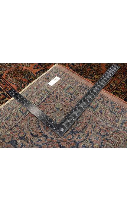 10 x 13 Antique Persian Sarouk Rug 74952