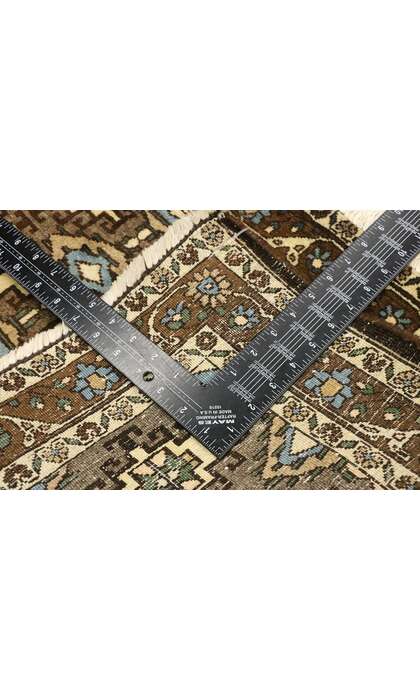 1 x 4 Vintage Persian Mashhad Rug 75166