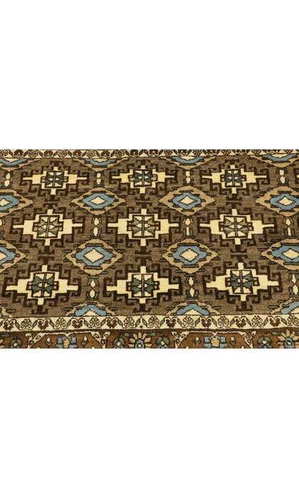 1 x 4 Vintage Persian Mashhad Rug 75166