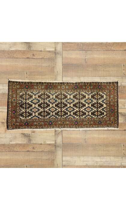 2 x 5 Vintage Persian Semnan Rug 75294