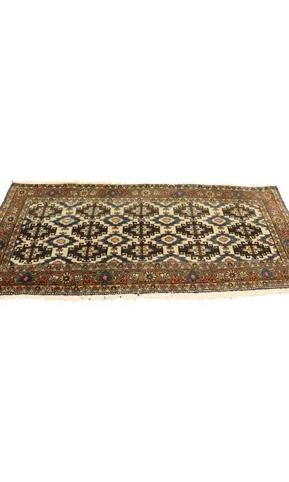 2 x 5 Vintage Persian Semnan Rug 75294