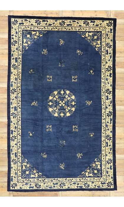 9 x 14 Antique Chinese Peking Rug 77442