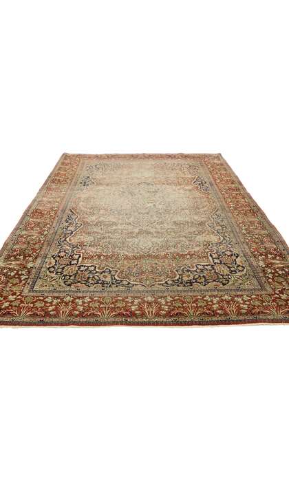 4 x 7 Antique Kashan Rug 77444