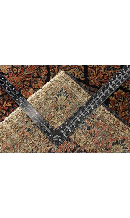 4 x 6 Antique Persian Sarouk Mohajeran  Rug 77460