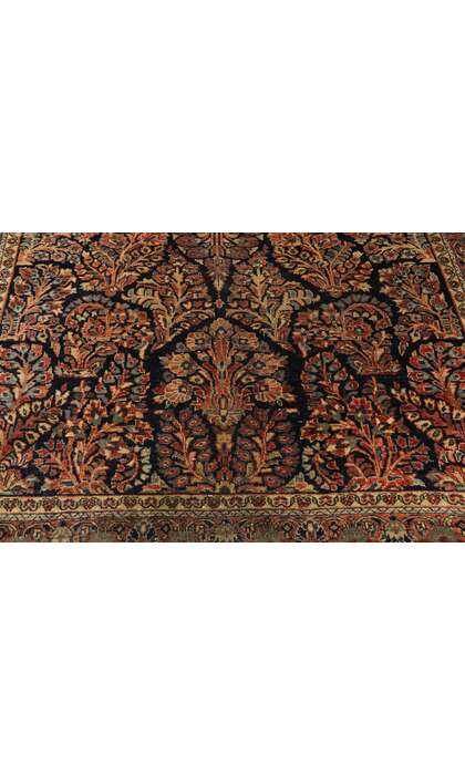 4 x 6 Antique Persian Sarouk Mohajeran  Rug 77460