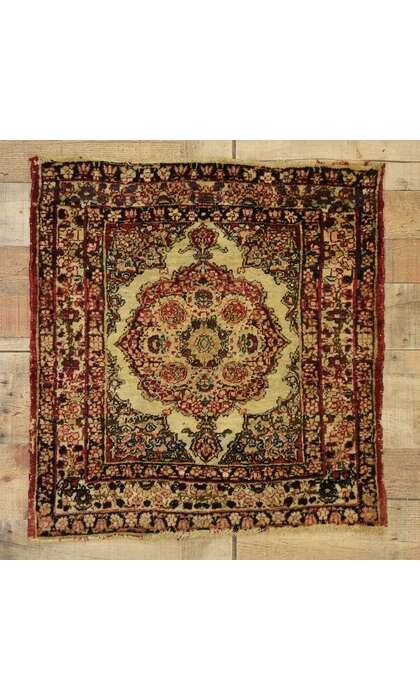 2 x 2 Antique Persian Kermanshah Rug 77464