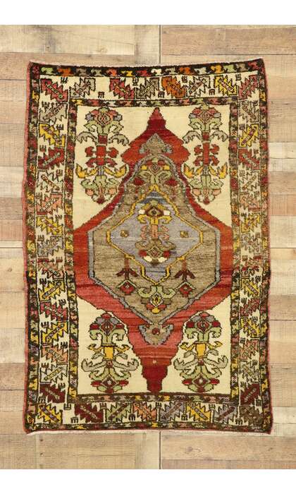 3 x 5 Vintage Oushak Rug 50163