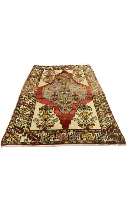 3 x 5 Vintage Oushak Rug 50163
