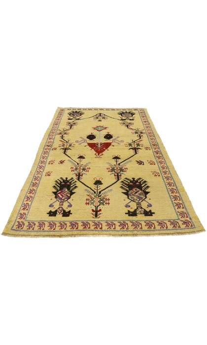 3 x 5 Vintage Oushak Rug 50633