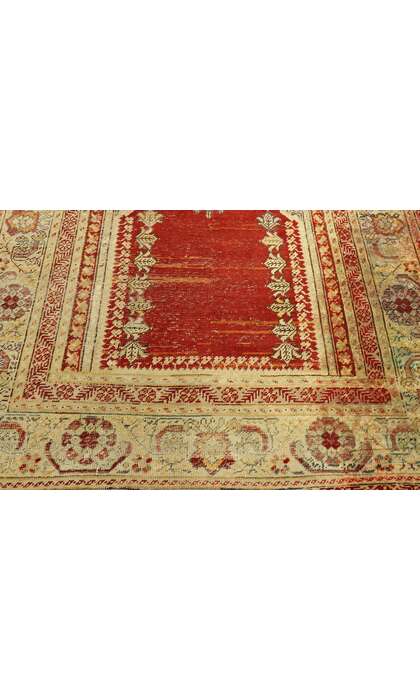 4 x 5 Antique Turkish Sivas Prayer Rug 50638