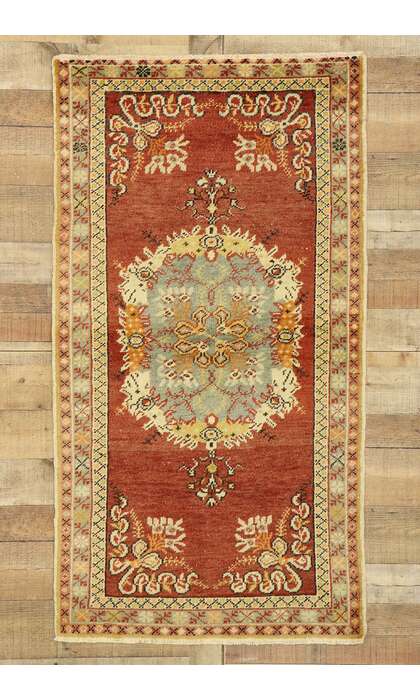 3 x 5 Vintage Oushak Rug 51083