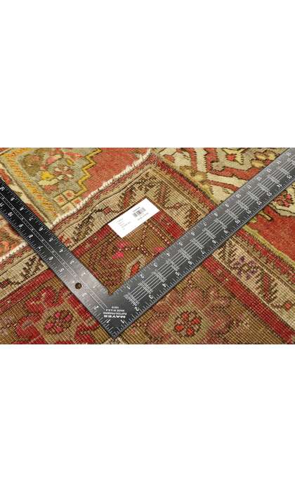 4 x 5 Vintage Turkish Oushak Rug 51178