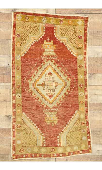 3 x 4 Vintage Oushak Rug 51209