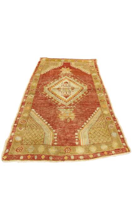 3 x 4 Vintage Oushak Rug 51209
