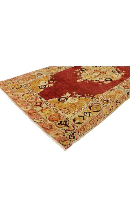 3 x 6 Vintage Red Turkish Oushak Rug 51267