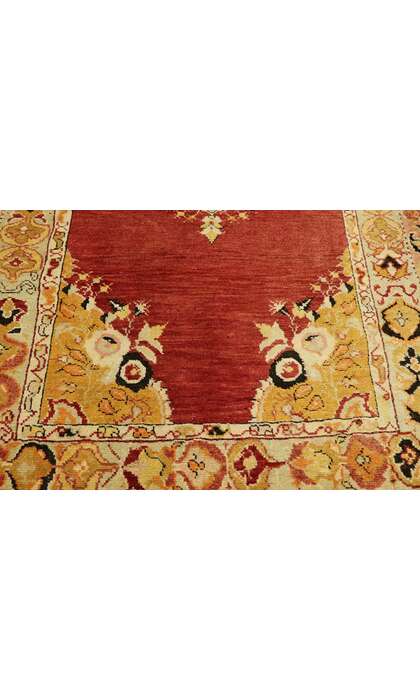 3 x 6 Vintage Red Turkish Oushak Rug 51267