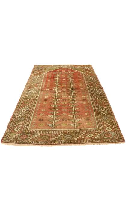3 x 5 Vintage Turkish Oushak Rug 51384