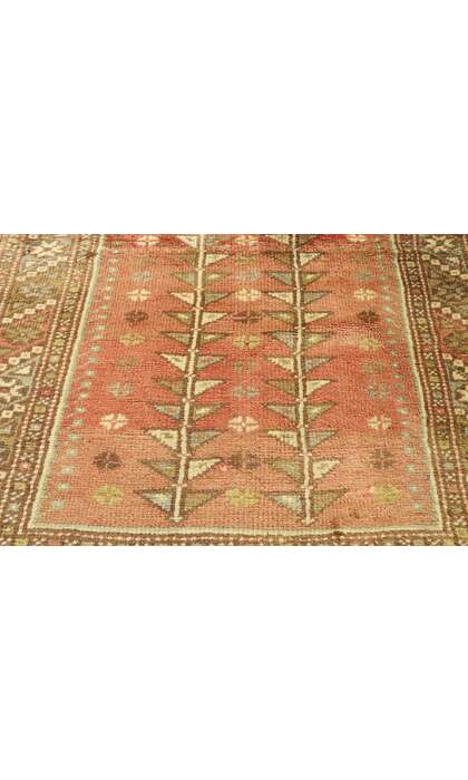 3 x 5 Vintage Turkish Oushak Rug 51384