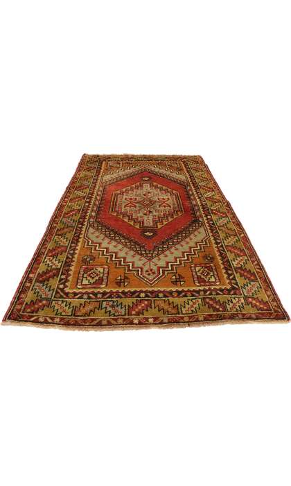4 x 6 Vintage Oushak Rug 51389