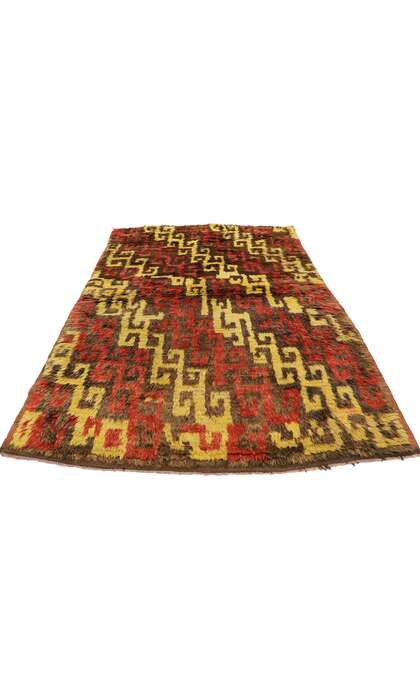 4 x 6 Vintage Turkish Tulu Rug 51556