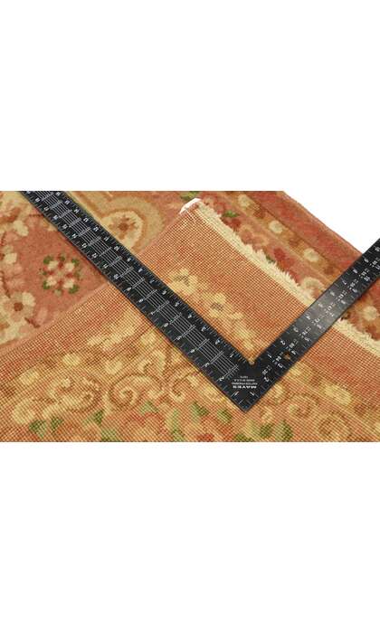 2 x 4 Vintage Machine Made Aubusson Rug 71037