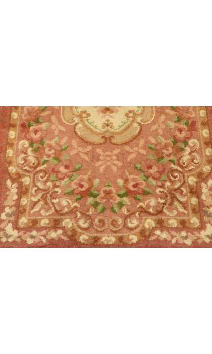 2 x 4 Vintage Machine Made Aubusson Rug 71037