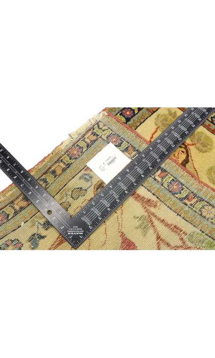 2 x 2 Antique Tabriz Pictorial Rug 71536