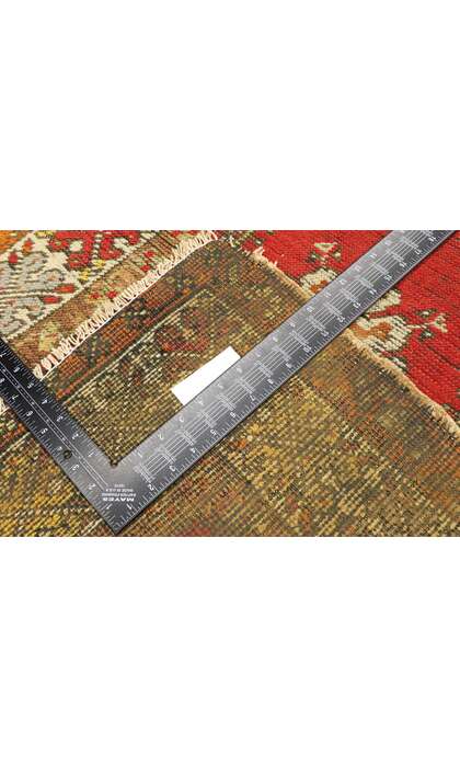 3 x 4 Vintage Turkish Oushak Rug 73622