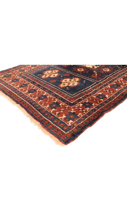 4 x 5 Vintage Oushak Rug 748634 x 5 Vintage Oushak Rug 74863