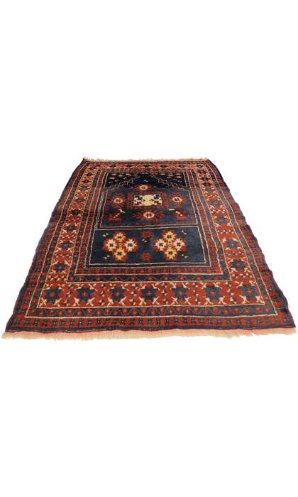 4 x 5 Vintage Oushak Rug 74863